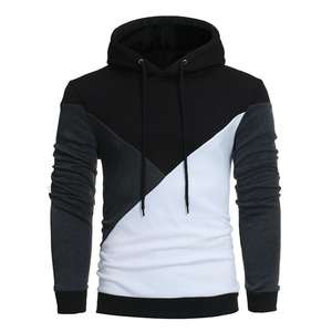 Best Design Men and Women's Winter <b>Quilted</b> <b>Hoodie</b> Casual Outwear with Canvas Applique Decoration High Quality Varsity Jacket - Product Image 3