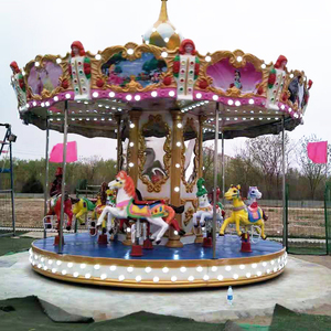 Advencture Swing Sân Sau Công Viên Giải Trí Di Động <span class=keywords><strong>Ride</strong></span> Nhỏ Vui Vẻ Go Vòng Trẻ Em Đi Xe Sử Dụng <span class=keywords><strong>Carousel</strong></span> Horse Để Bán - Product Image 5