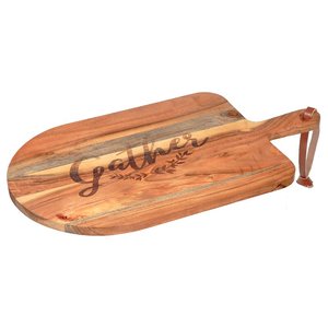 Tabla de cortar de madera, tabla de cortar hecha a mano con acabado Natural, tabla de cortar de diseñador de Mesa de la mejor calidad - Product Image 3