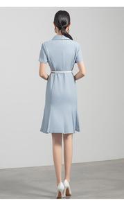 Robe à manches mi-longues pour femme, en tissu durable, nouvelle tendance, tenue moderne fabriquée au Vietnam, - Product Image 3