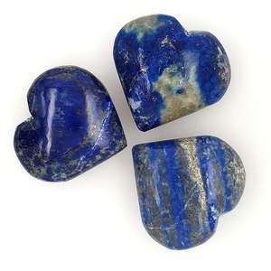 Lapis Lazuli ธรรมชาติหัวใจบวมขายส่งคริสตัลธรรมชาติอัญมณีหินหัวใจ Lapis Lazuli สำหรับตกแต่ง - Product Image 4