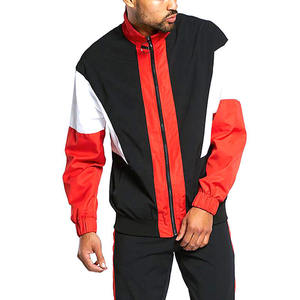 ชุดวอร์มผู้ชาย MIRAJ INTERNATIONAL แบบกันน้ำและกันลม ผลิตจากโพลีเอสเตอร์/คอตตอน ชุดกีฬาแบบมีฮู้ดและกางเกง - Product Image 2