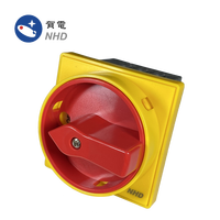 Interrupteur-sectionneur à came NDS-20/30/40 4P5P, 4 pôles, 25A/32A/40A, IP66, NEMA 4X, 690V, certifié TUV/CE/cULus, à montage sur porte