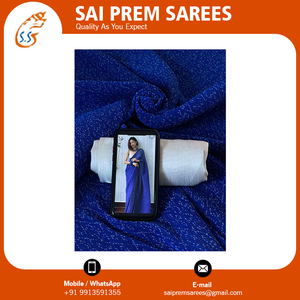 Nouvellement arrivée écrasé doux pur Georget Bandhni Saree pour fonction spéciale Contact pour la commande en gros - Product Image 3
