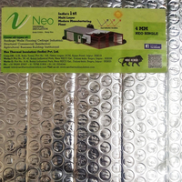 Neo voorgefabriceerde aluminiumfolie & PE-bubbelisolatieplaat 97% reflectiviteit voor dak- en wandisolatie van commerciële gebouwen