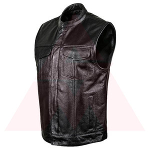 Gilet de motard en cuir, pour motard, tout nouveau Style, collection - Product Image 5