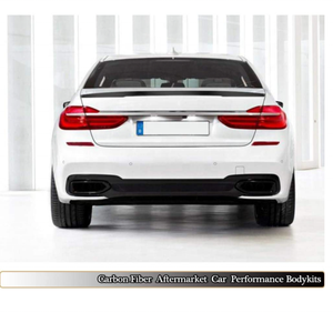 Fibre de carbone CF Spoiler de coffre arrière convient pour <span class=keywords><strong>BMW</strong></span> série 7 G11 730i 740i <span class=keywords><strong>750i</strong></span> berline 2016-<span class=keywords><strong>2020</strong></span> - Product Image 3