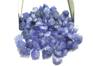Pierre précieuse Tanzanite bleue naturelle brute non traitée brute de 8 mm de haute qualité certifiée par un tiers pierre de naissance pour la fabrication de bijoux - Product Image 5