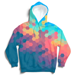 Streetwear ชายเสื้อมีฮู๊ดลายตารางสีดำและสีขาว - Product Image 3