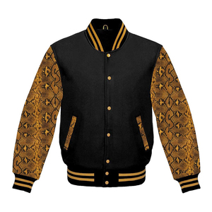 Women's Eco-Friendly <b>Button</b> Closure Full Sleeve Stand Collar Jacket Sublimated Letterman Design Winter Breathable Custom Color - Product Image 2