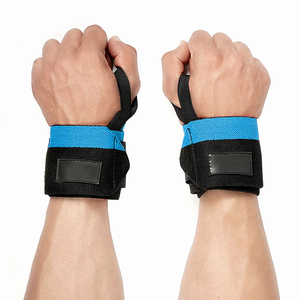 Comfortable Gym Wear Weight <b>Lifting</b> Wrist Support Wraps Fitness Training Workout Wrist <b>Straps</b> With Customized logo - Product Image 1