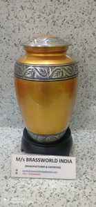 Urna Funeraria Extra Grande de Aluminio para Adultos con Logotipo Brassworld India, Estilo Americano, Artículos Funerarios Premium - Product Image 6