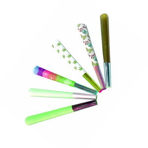 Different color designed natural king size pre rolled cones paper box.