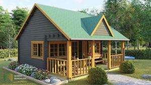 Bulgaria phong cách bằng gỗ đúc sẵn nhà hiện đại chalet khung thép Sandwich Panel prefab nhà - Product Image 3