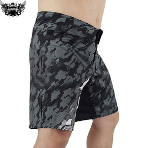 กางเกงขาสั้น MMA แบบพรีเมี่ยมผ้าคอตตอนเนื้อนุ่มเอวยางยืดสำหรับฝึกมวย - Product Image 4