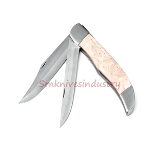 Xyj couteau pliant géant à double lame, couteau pliable géant fait à la main de 12 pouces de longueur fermé (smk1603) - Product Image 4