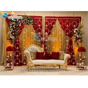 Mur de bougies attrayant pour la décoration de réception, mur de bougies en métal le plus élégant, décoration de mariage, mur de bougies scintillant élégant, États-Unis - Product Image 1