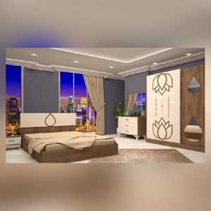 Juego de Dormitorio Económico Moderno de Lujo Estilo Europeo, Superventas, Alta Calidad, 1 Año de Garantía, Tamaño King - Product Image 1