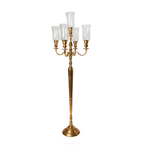 Candelabro Decorativo de 5 Brazos para el Hogar, Color Negro, Diseño Moderno, Portavelas para Decoración de Mesa, Hecho a Mano al por Mayor - Product Image 2