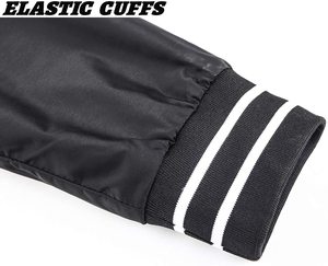 Veste bombardier pour hommes, coupe-vent, manteau d'extérieur de haute qualité avec fermeture éclair complète, printemps et automne - Product Image 5