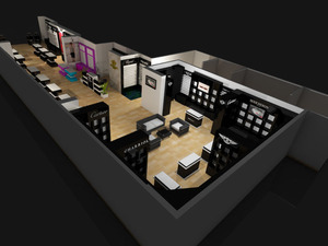 من المألوف تصميم متجر البصرية نمط خاص واحدة عرض منتجات متجر البصرية مخصص الأثاث - Product Image 4