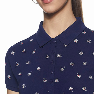 เสื้อโปโลของผู้หญิงแบบถักระบายอากาศได้ดีแห้งเร็วแบบลำลอง - Product Image 5