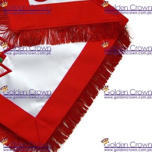 Masonic Royal Arch Past Sumo Sacerdote PHP Delantal Bordado a mano | Masonic Regalia Delantal Proveedor - Product Image 4