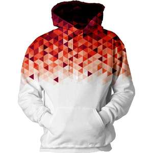 Sudadera con capucha deportiva transpirable de diseño personalizado OEM sublimado de alta calidad, tela cálida de secado rápido - Product Image 4