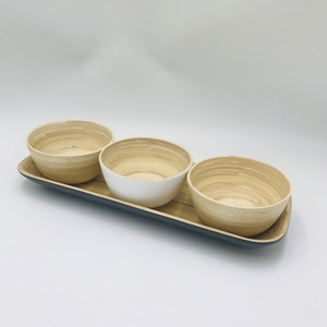 Saladiers en bambou jetables personnalisables Ustensiles de cuisine durables et écologiques Contact sans danger pour les aliments Fabriqué au Vietnam - Product Image 2