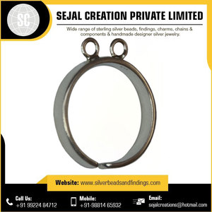 <b>Indian</b> Supplier Offers High Quality Sterling Silver Round <b>Ring</b> with Pearl Wholesale Price Jewelry Findings - Product Image 6