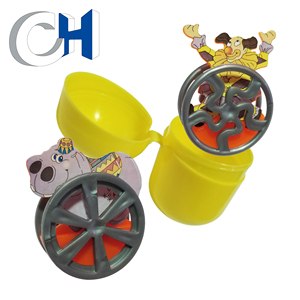 Cápsula de animales de hipopótamo de plástico, cápsula única naranja y gris de alta calidad - Product Image 4
