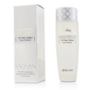 โทนเนอร์บำรุงผิวหน้า 3W Clinic Collagen White Clear Softener 150 มล. ช่วยเติมความชุ่มชื้นและปรับผิวให้กระจ่างใส ผลิตภัณฑ์บำรุงผิวหน้าจากเกาหลี  K-Beauty สเปรย์สำหรับผิว - Product Image 2