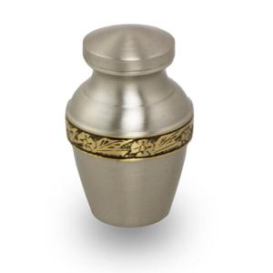 Wholesale Price Customized High Quality Metal Cremation Keepsake Urn Funeral Urns Burial Keepsake <b>For</b> <b>Ashes</b> With Velvet <b>Box</b> - Product Image 3
