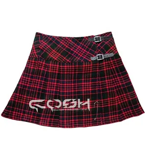 High quality Scottish Ladies Tartan Kilt Highland Scottish Wear Women Tartan Kilts