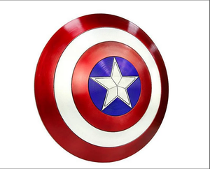 Escudo de los Vengadores hecho a mano, escudo decorativo de metal de Halloween, escudo medieval decorativo para el hogar, de Calvin Handicraft - Product Image 3