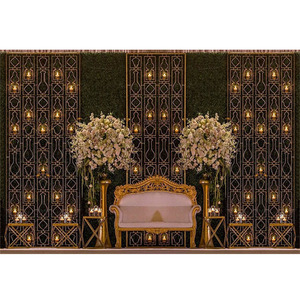 Candlelit <b>Wedding</b> Stage Backdrop Decoration New Designer <b>Wedding</b> Lavish <b>Candle</b> Backdrop Awesome <b>Wedding</b> <b>Candle</b> Back Wall Canada - Product Image 1