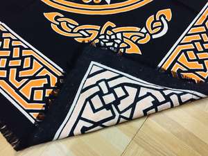 Tarot propagation autel tissu Triple lune déesse pentagramme couverture de Table tenture murale coton fait à la main belle par les expéditeurs indiens - Product Image 5