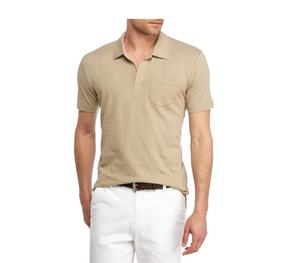 Camiseta de manga corta de algodón pima liso para hombre, camiseta polo deportiva, camiseta de secado rápido para hombre - Product Image 2