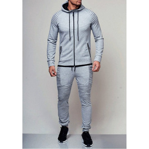 Survêtement personnalisé de haute qualité pour hommes Survêtement à capuche musclé Survêtements vierges vente de gros - Product Image 6