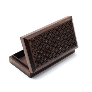 New Folk Art Style Rosewood <b>Keepsake</b> Jewelry Storage <b>Box</b> <b>Wooden</b> Gift <b>Box</b> for Home Office Crafts - Product Image 5