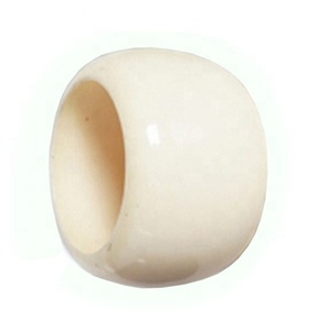 Anillo con forma de cuerno para servilletas, decoración de mesa de boda, restaurante y HOTEL, varios colores - Product Image 1