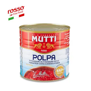 Mutti Pulpe De Tomate en petits morceaux 2.5 kg seulement tomate Italienne Fabriqué en Italie Émilie-romagne Italia
