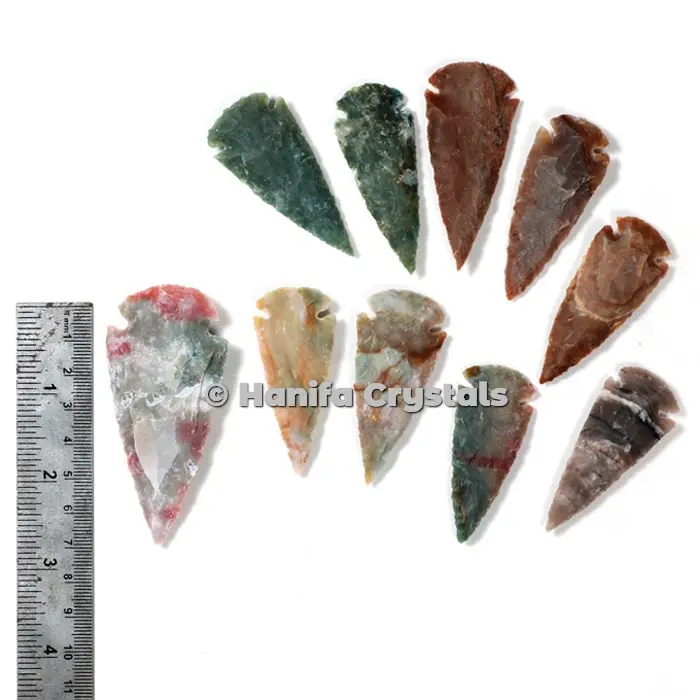 best selling Agate Indian Arrowheads 3inh | Wholesale Indian Agate Arrowheads/ bulk arrowhead