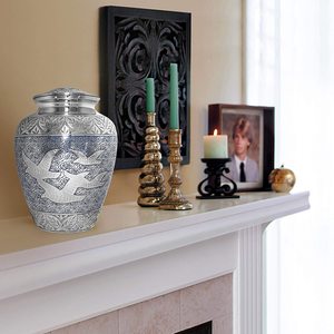 Top Quality Best Selling Cremation <b>Urns</b> Metal for Adult <b>Large</b> Aluminium High Cremation <b>Urns</b> Metal - Product Image 5