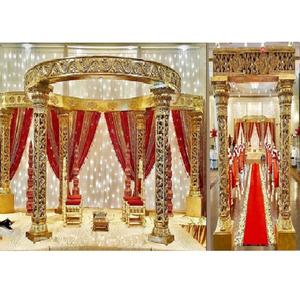 พิธีวิวาห์สีทองแบบชาวฮินดูสำหรับงานแต่งงานเป็นแรงบันดาลใจในการตกแต่งพิธีแต่งงาน - Product Image 1
