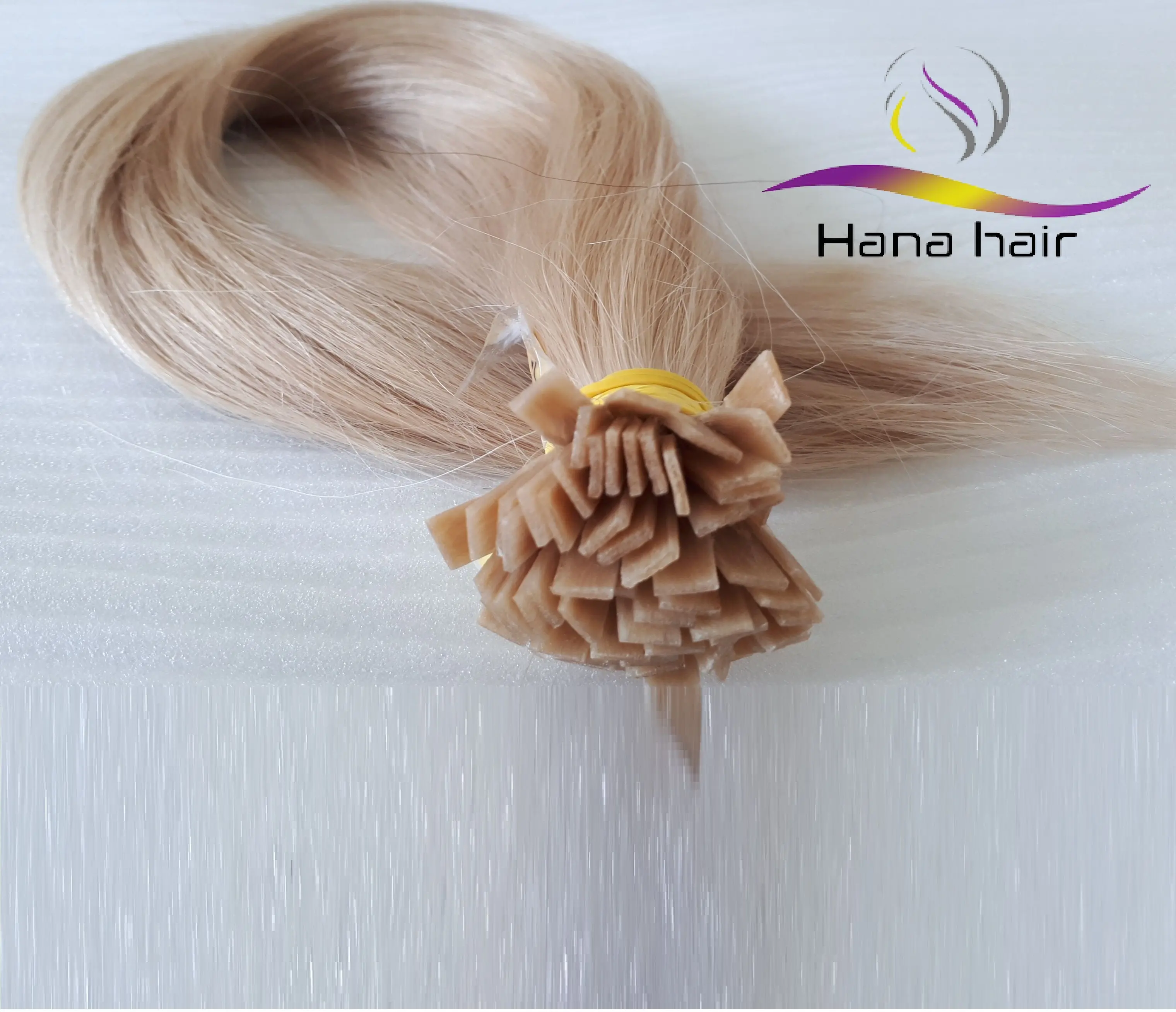 Uncles Factory Wholesale PreBond Nail Tip U Tip Hair Extensions Human Hair Vietnamese Keratin Hair Extensions