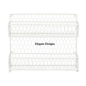 Black Powder Coated Wall Mounted Basket Top Quality Low Price Fancy Basket Black Powder Coated Unique Wall Mounted Basket - Product Image 5