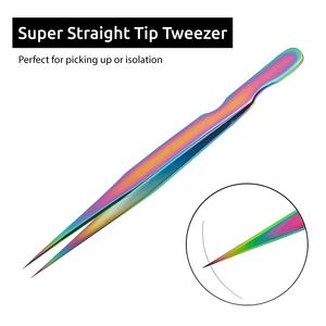 Pince à cils à pointe de fibre Cherry Charms Pince à épiler pour extension de cils Logo privé Durable Écologique - Product Image 5