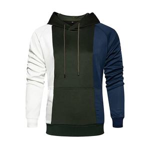 Color Block Street Wears Style Custom Men 100% Cotton <b>Fleece</b> <b>Jumper</b> Hoodie Wholesale Pullover Hoodies for Men Hoodie for Sale - Product Image 3