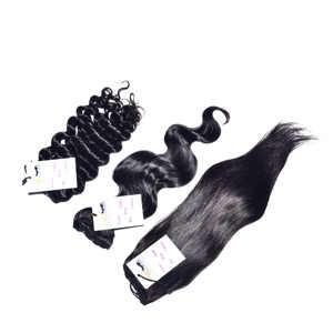 Pelo brasileño 100% virgen alineado con cutícula cabello humano liso de grado 10a, cabello humano brasileño crudo tejido de dama, cabello rizado de visón - Product Image 5